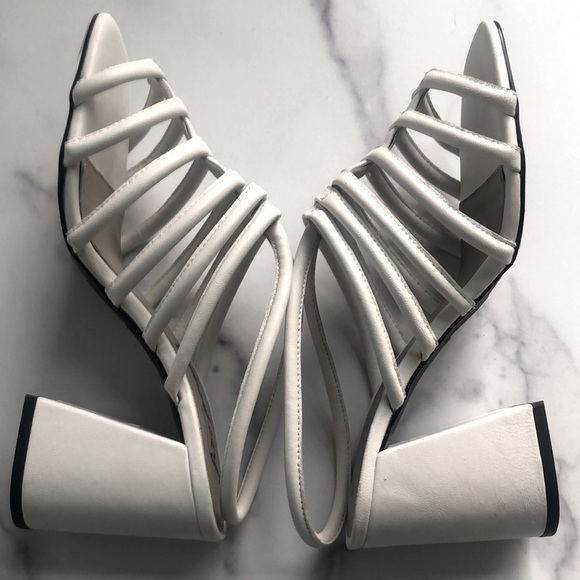 Free People Colette Cinched Heel Sandals Size EU 37 New - Picture 13 of 14